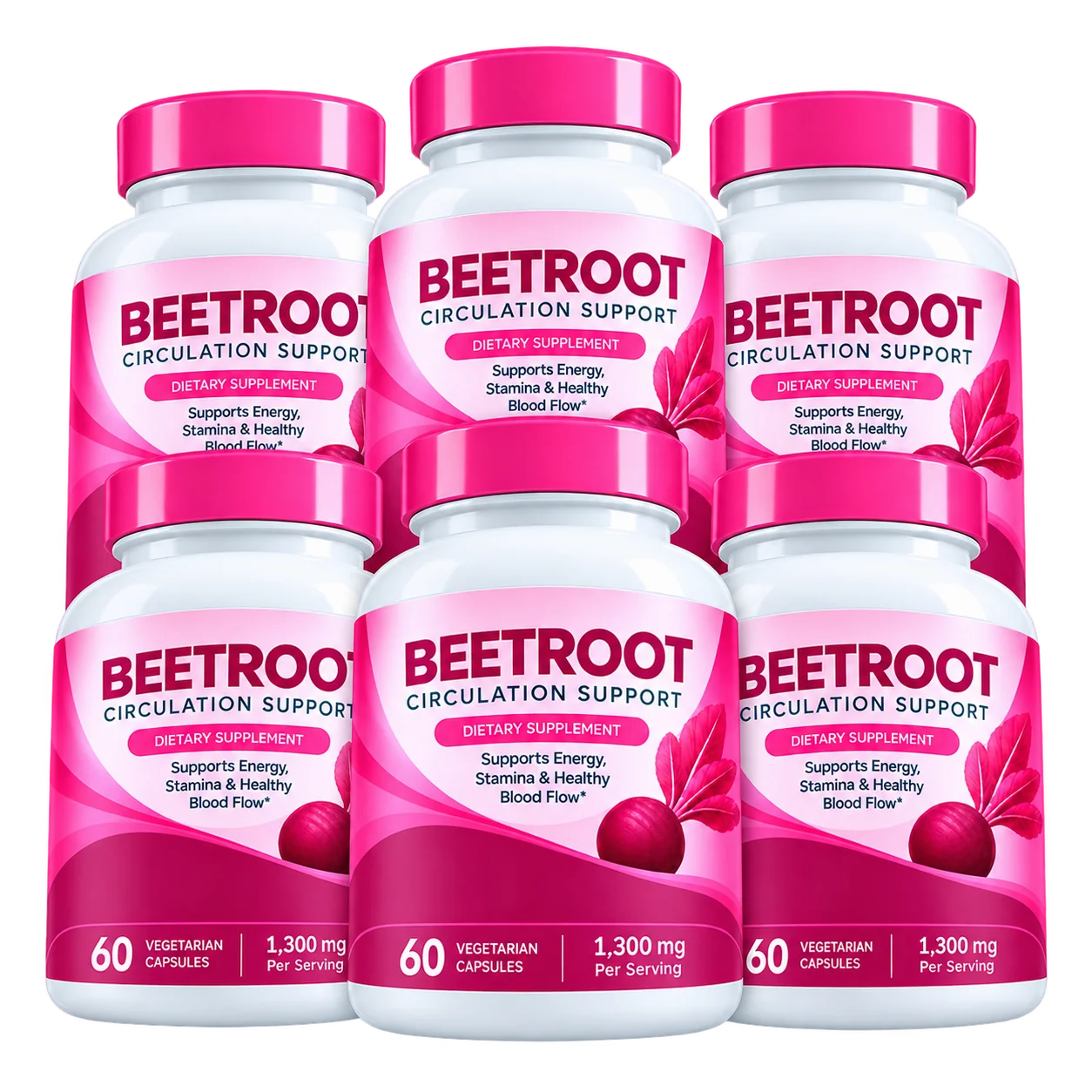 6 Pack | Beetroot Capsules